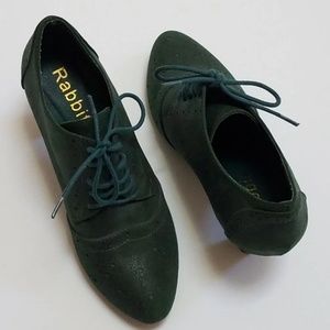 Oxford Heeled Lace up Boots